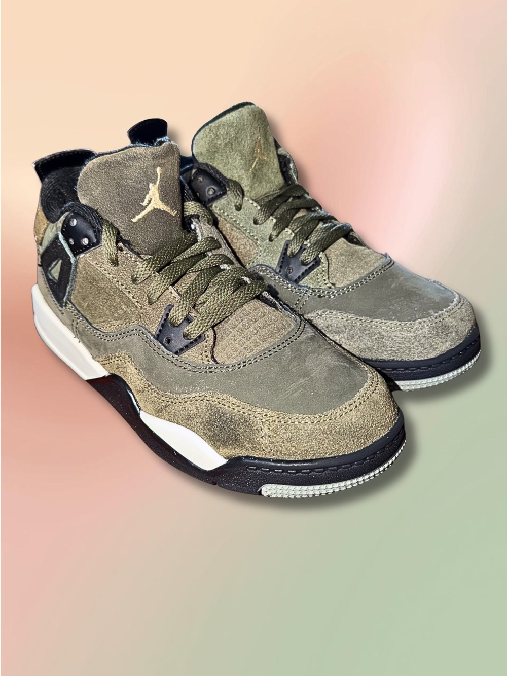 Air Jordan 4 Retro SE Craft Olive GS 2Y FB9928-200